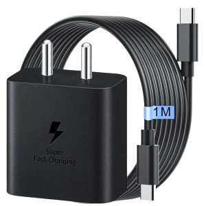 Original 45W for Samsung USB C to C Adapter with Cable | Black