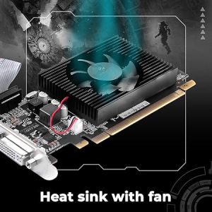 ZEBRONICS Pci_E- GT730 4GD3,Powered By NVIDIA,GDDR3 Graphics Memory With 64 Bit Memory Bus,Supports PCI Express(2.0) X 8,Supports Directx 11 & Opengl 4.4,Maximum Supported Resolution 4096 X 2160 @24Hz