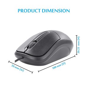 Zebronics Zeb-Comfort+ Wired Mouse