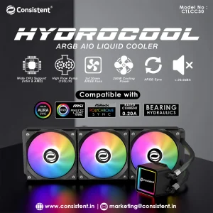 Consistent HydroCool ARGB AIO Liquid Cooler 360mm (CTLCC30)