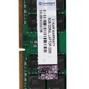 Consistent 8GB DDR4 RAM 3200Mhz Laptop RAM, Plug-and-Play, No Additional Drivers Required with 3 Year Warranty