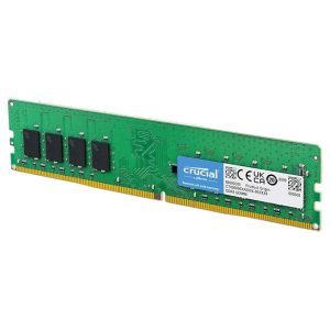 Crucial RAM 8GB DDR4 2400 MHz CL17 Desktop Memory CT8G4DFS824A Green/Black