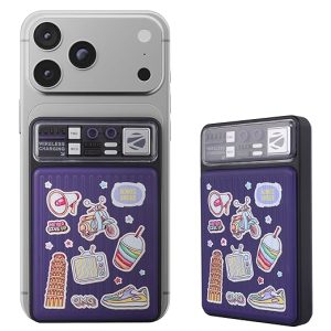 ZEBRONICS MW65 Wireless Power Bank, 10000 mAh, Rapid Charge, Built-in Wireless Charging Pad, Outputs - 22.5W Wired | 15W Wireless, Type C PD, LED Indicator, Made in India (Fun Purple)