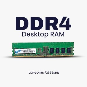 EVM 4GB DDR4 Desktop RAM 2666MHz - Update Your Desktop's Performance - CL15 Latency - Compatible with Intel, AMD, and Mac Systems