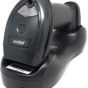 R&S Printech Zebra LI4278 Cordless Handheld 1D Cordless Barcode Scanner Bluetooth Black Imager with Cradle and USB Cord Screen Code Reader (LI4278-TRBU0100ZY)