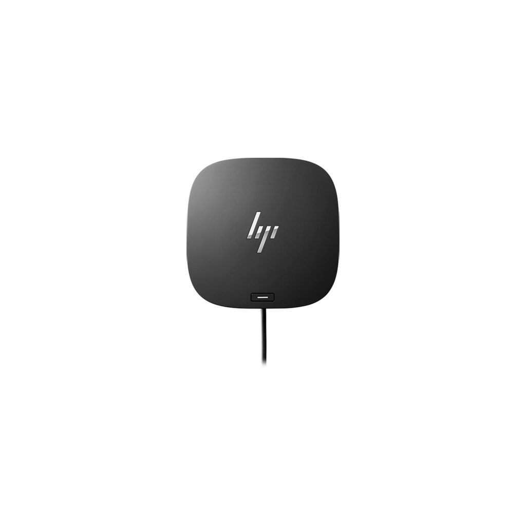 HP USB-C Dock G5 Docking Station with Thunderbolt RJ-45 Port and Up to 3 Displays Connectivity (5TW10AA), Black, 1.8" x 4.8" x 4.8"