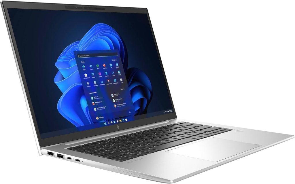 HP EliteBook 840 G9 14” FHD Intel Core i5-1245U 1.6GHz Deca Core, 16GB RAM, 512GB Solid State Drive, Windows 11 Pro 64Bit, CAM, Silver (Renewed)