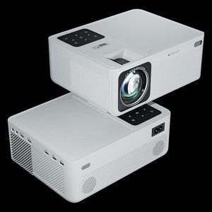 ZEBRONICS PIXAPLAY 58, Smart Projector, 12000 Lumens, 4K Support, 210 Inch Screen Size, Quad Core Processor, Bluetooth, HDMI, USB, WiFi, AUX, 1080p Native, APP Support, Miracast