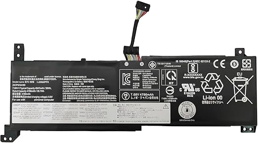 Laptop Battery L20C2PF0 Compatible for Lenovo IdeaPad 3-14ITL6 3-15ITL6 3-17ITL6 S14 V14 V15 V17 G2-ITL G3-IAP K14 Series L20M3PF0 L20C3PF0 L20C3PF0 L20L2PF0 L20B2PF0 L20M2PF0 L20M2PF8