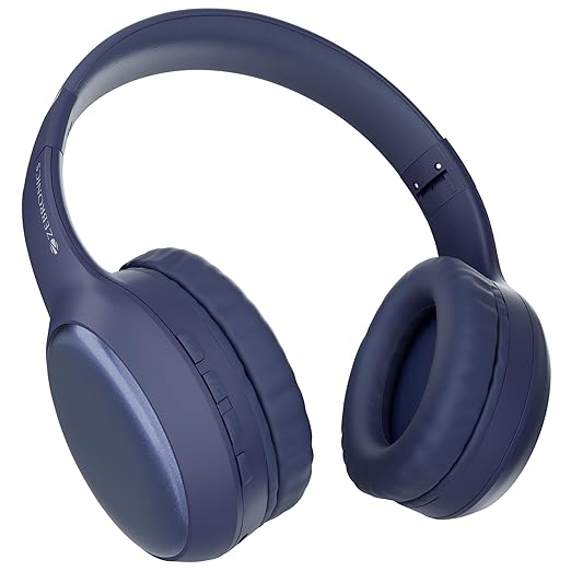 Zebronics Thunder Max (2026 Upgrade) Wireless Headphones, BT v6.0, Upto 120hrs Playback, 40mm Drivers, ENC, Gaming Mode, Dual Pairing, AUX, Rapid Charge, 3 EQ Modes, Voice Assistant, (Purple)