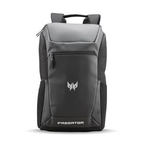 acer Predator 17 Inch Gaming Backpack | Fits Up to 17” Laptops | 22L | PUWR Ribstop Fabric | Anti-Theft Pocket | Heavy-Duty DLX Zippers | Rain Cover | Ergonomic Padded Straps | Black & Beige Interior