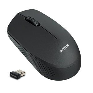 Intex Power+ 2.4GHz Wireless Mouse for PC, Laptop, Mac - Long Battery Life Optical Mouse with Nano USB Receiver, 1000 DPI Precision Tracking, Portable &...