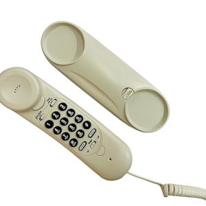Beetel B26 Slim Cordless Landline Phone,Ringer Volume Control,LED Ring Indication,Wall/Desk Mountable,Classic Design,Clear Call Quality,Mute/Pause/Flash/Redial Function (Made in India)(Warm Grey)(B26)