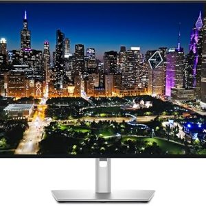 DELL UltraSharp U3225QE (3840 x 2160) Thunderbolt Hub 68.58 cm (32 inch) 4K Ultra HD LED IPS Panel Monitor (100% sRGB,3000:1 Contrast,HDR 600,HDMI, DP, USB-C 140W PD, Height, Pivot, Swivel