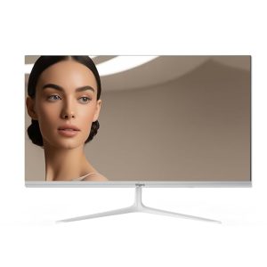 FINGERS The Big Picture Satin-2400 LED Monitor (23.8 inch / 60.47 cm, Full HD 1920 x 1080 Pixels, Ultra-Slim & Frameless, Wall Mountable & Tiltable, Eye Care Features, 100 Hz Refresh Rate) β White