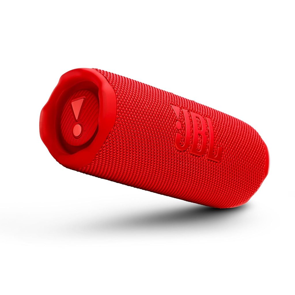 JBL Flip 7 Wireless Portable Bluetooth Speaker, Bold Pro Sound with AI Sound Boost, 16Hrs of Playtime, IP68 Water & Dustproof, Multi-Speaker Connection by Auracast, Personalization App (Red)