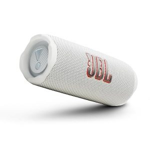 JBL Flip 7 Wireless Portable Bluetooth Speaker, Bold Pro Sound with AI Sound Boost, 16Hrs of Playtime, IP68 Water & Dustproof, Multi-Speaker Connection by Auracast, Personalization App (White)