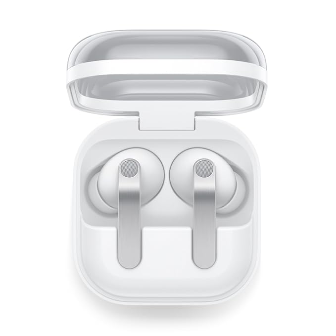 Samsung Galaxy Buds4 Pro (White) in-Ear Wireless Earbuds with Hi-Fi Audio | Adaptive ANC 2.0 and EQ 2.0 | 2-Way Speaker | 360-Audio | Voice Detect | Live Translation | Head Gesture | IP57