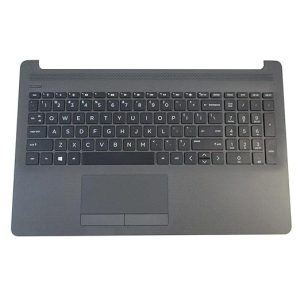 HP 250, 255, 256 G7 Palmrest Assembly – Upper Case with Non-Backlit Keyboard and Touchpad (Grey)