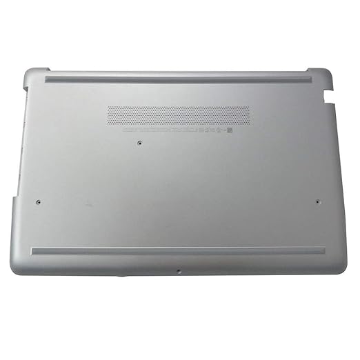 Laptop Bottom Base for Hp 15-DA0326TX, 15-DA0326UR, 15-DA0327NG, 15-DA0327TU, 15-DA0327TX (Silver) Case Cover Lower Plastic Body Parts Enclosure