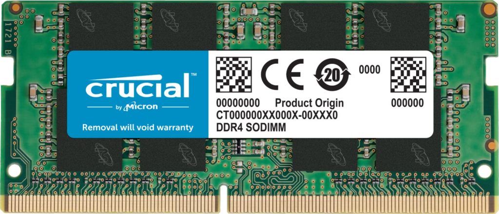 Crucial RAM 16GB DDR4 3200 MHz CL22 Laptop Memory CT16G4SFRA32A (Pullout) With 3 Years Warranty