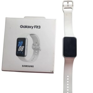 Samsung Galaxy Fit3 (Silver) | 4cm AMOLED Display | 13 Days Battery | 100+ Exercises | Media Control | Track Sleep | Track Your Workout